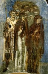 Keresztre feszítés (részlet a Szent asszonyok-ból) (Basilica di Sant'Angelo in Formis, Olaszország)